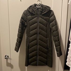 BCBG Olive Green Long Jacket